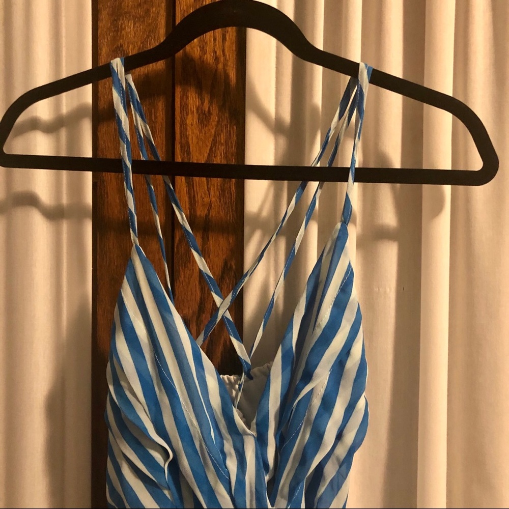 Very J blue and white striped dress - Picture 4 of 9